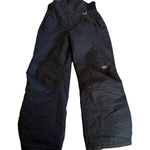 Slalom Youth Size Large Insulated Black Winter Ski Snow Bib Pants Overalls